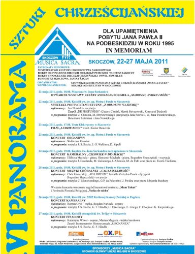 XVI Panorama Sztuki Chrzesćijańskiej Poster